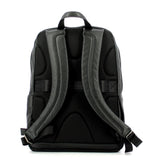 PIQUADRO - Zaino grande porta pc 15.6 in pelle Black Square Nero