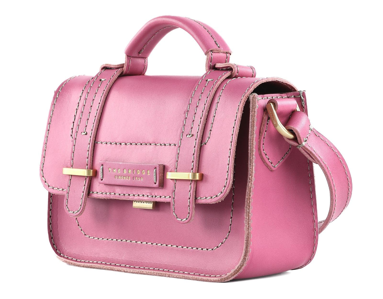 THE BRIDGE - Borsa a tracolla school bag, Rosa