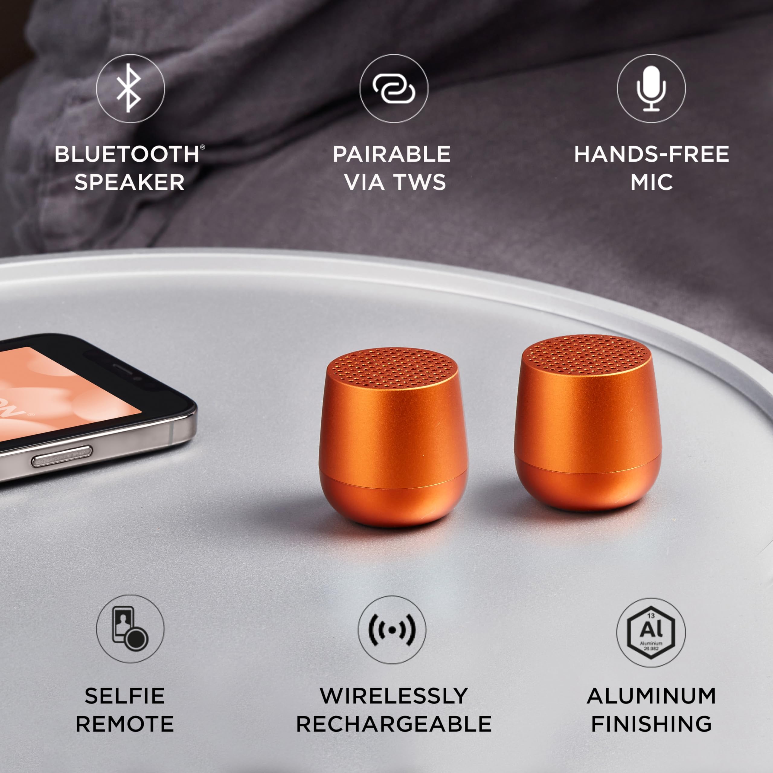 LEXON - Cassa Bluetooth MINO + Oro Soft