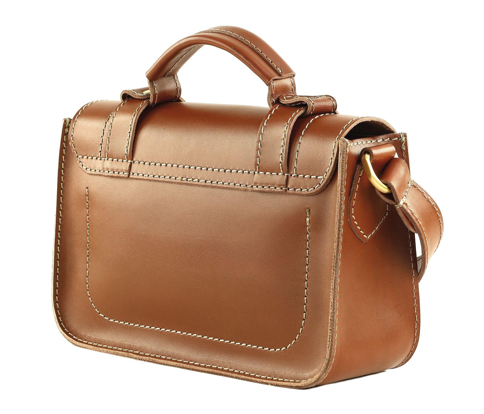 THE BRIDGE - Borsa a tracolla School Bag in pelle , Marrone