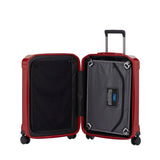 PIQUADRO - Trolley cabina rigido ultra slim a quattro ruote, Rosso