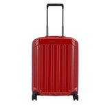 PIQUADRO - Trolley cabina rigido ultra slim a quattro ruote, Rosso