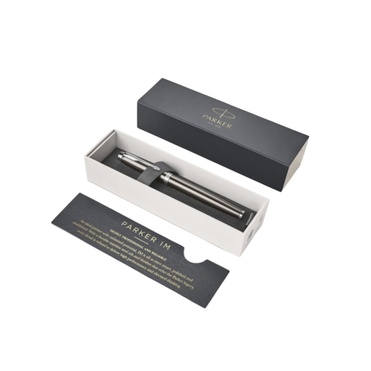 PARKER - Penna stilografica IM Dark Espresso CT, Marrone