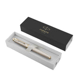 PARKER - Penna roller IM Monochrome Champagne, Oro