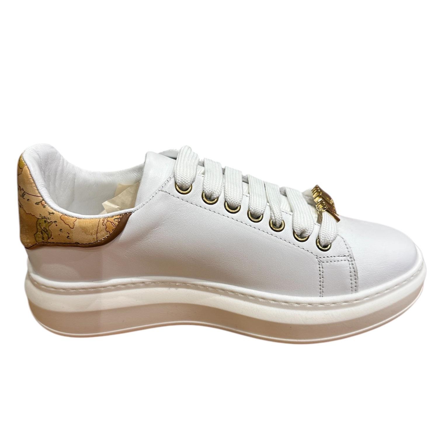 ALVIERO MARTINI - Sneakers pelle n 40 Bianca