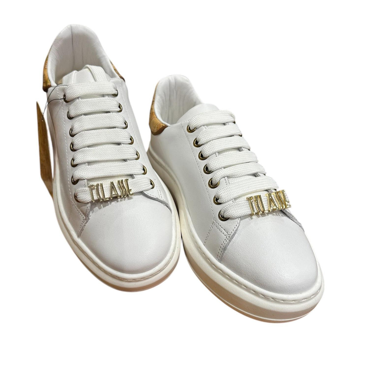 ALVIERO MARTINI - Sneakers pelle n 39 Bianca