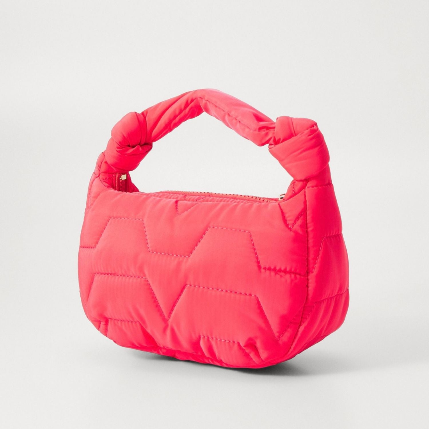 PATRIZIA PEPE - Borsa a mano in nylon padded, Fuxia