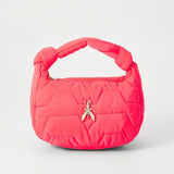 PATRIZIA PEPE - Borsa a mano in nylon padded, Fuxia