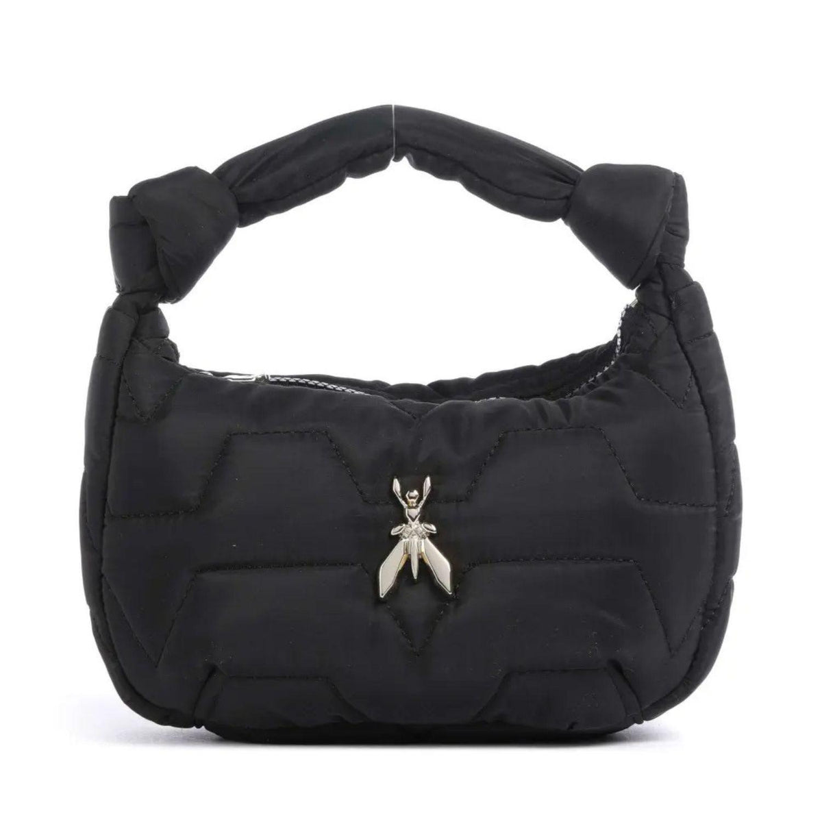 PATRIZIA PEPE - Borsa a mano in nylon padded, Nera