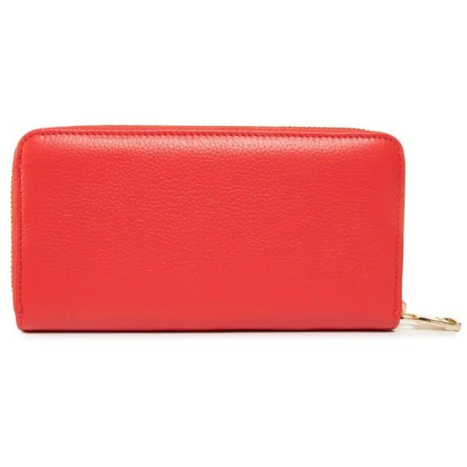 PATRIZIA PEPE - Portafoglio grande zip around Lipstik Red