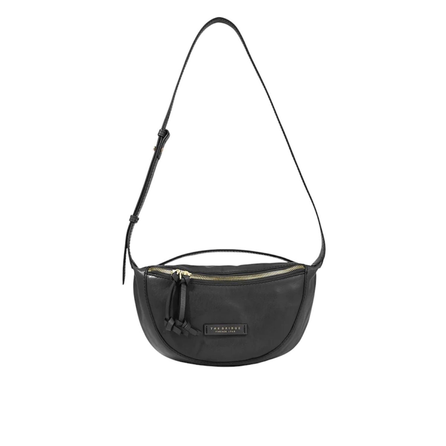 THE BRIDGE - Bum bag marsupio a spalla  in pelle, Nero