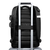 PIQUADRO - Zaino porta pc 15.6 tessuto e pelle, Nero