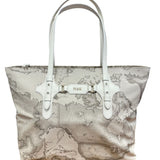 ALVIERO MARTINI - Shopper Geo Soft Raphia, Neutro