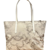 ALVIERO MARTINI - Shopper Geo Soft Raphia, Neutro