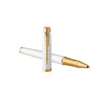 PARKER - Penna roller IM Premium Perla, Bianco Perla