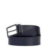 PIQUADRO -Cintura uomo reversibile Modus Special, Nero-Blu