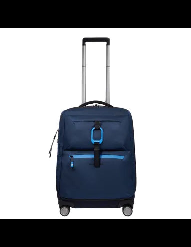 PIQUADRO - Trolley cabina 4 ruote modulare C2O Blu