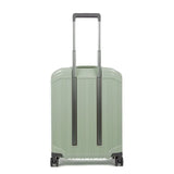 PIQUADRO -Trolley cabina rigido ultra slim a quattro ruote, Verde Chiaro