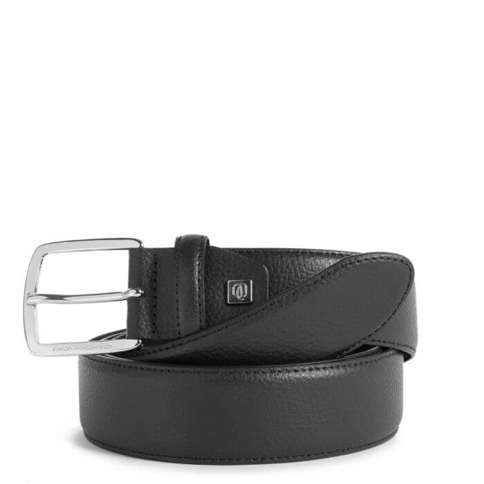 PIQUADRO - Cintura in pelle martellata Modus Nero outlet online Gift42 Boutique Rimini